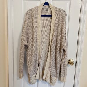 Urban Outfitters Cream Oversized Cardigan